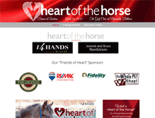 Tablet Screenshot of heart.safehorses.org