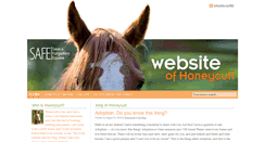 Desktop Screenshot of honeycutt.safehorses.org